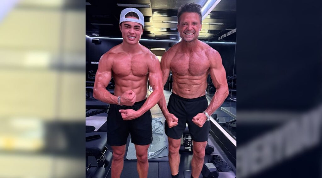 The fit former "Baywatch" star has teamed with his son Shaya to create BUILD.